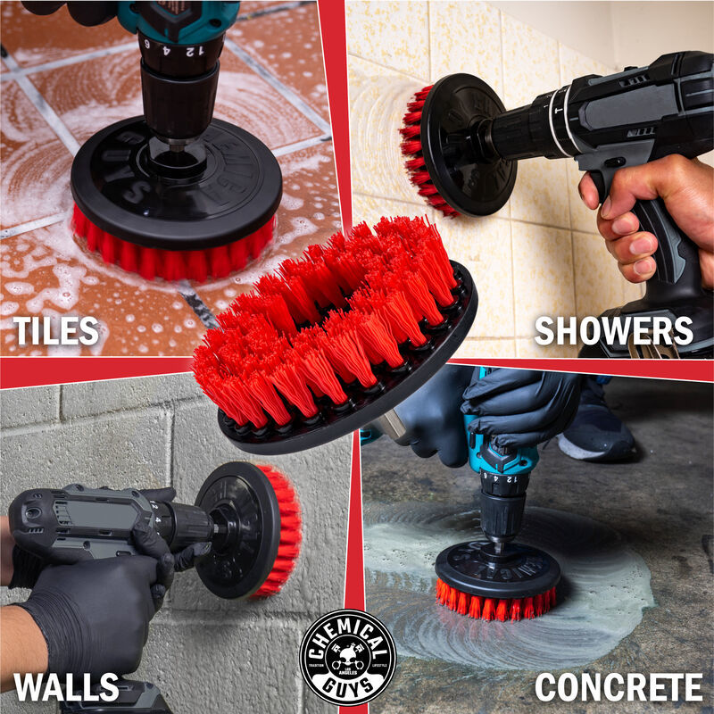 Chemical Guys Carpet Brush w/Drill Attachment - Heavy Duty Chemical Guys Carpet Brush w/Drill Attachment - Heavy Duty