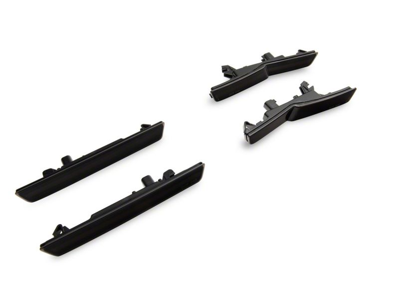 Raxiom 18-23 Dodge Challenger Widebody Axial Series LED Side Marker Lights Front and Rear- Smoked Raxiom 18-23 Dodge Challenger Widebody Axial Series LED Side Marker Lights Front and Rear- Smoked