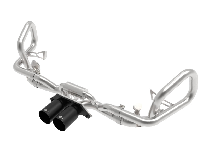 afe 14-16 Porsche 911 GT3 991.1 H6 3.8L MACH Force-Xp 304 SS Cat-Back Exhaust System w/ Black Tips afe 14-16 Porsche 911 GT3 991.1 H6 3.8L MACH Force-Xp 304 SS Cat-Back Exhaust System w/ Black Tips