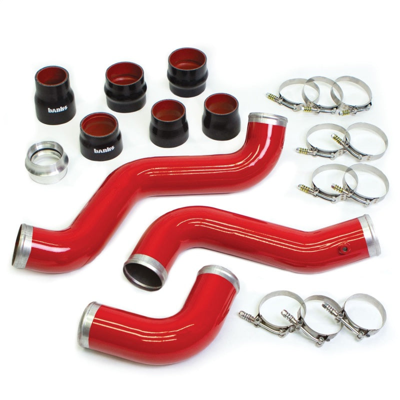 Banks Power 17-19 Chevy/GMC 2500HD/3500HD Diesel 6.6L Boost Tube Upgrade Kit - Red Banks Power 17-19 Chevy/GMC 2500HD/3500HD Diesel 6.6L Boost Tube Upgrade Kit - Red