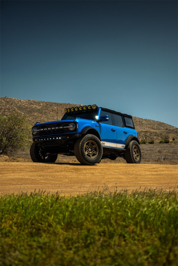 Gibson 21-22 Ford Bronco 4DR Dual Trail Kit Single Exhaust System - Stainless Gibson 21-22 Ford Bronco 4DR Dual Trail Kit Single Exhaust System - Stainless