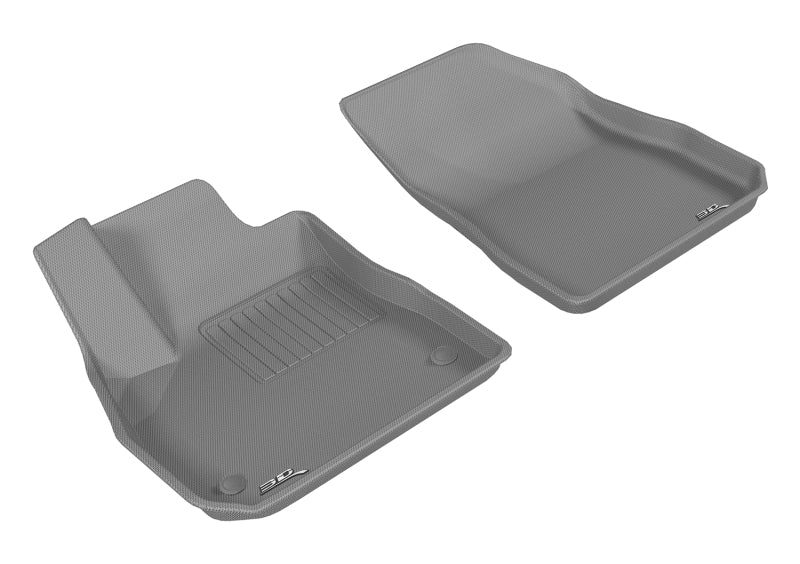 3D MAXpider 2016-2020 Chevrolet Malibu Kagu 1st Row Floormat - Gray 3D MAXpider 2016-2020 Chevrolet Malibu Kagu 1st Row Floormat - Gray