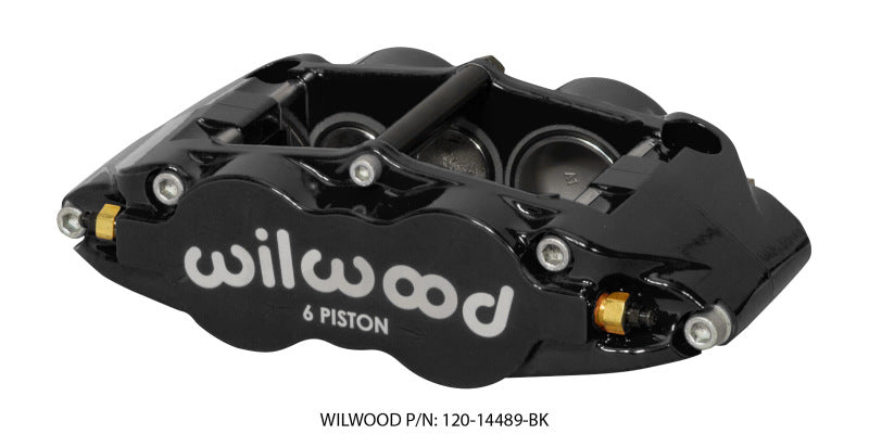 Wilwood Caliper Forged Narrow Superlite R/H FNSL6R-DS Dust Seal 1.62/1.12/1.12,1.25 Rotor - Black Wilwood Caliper Forged Narrow Superlite R/H FNSL6R-DS Dust Seal 1.62/1.12/1.12,1.25 Rotor - Black