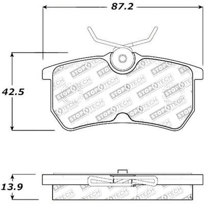 StopTech Street Touring Brake Pads