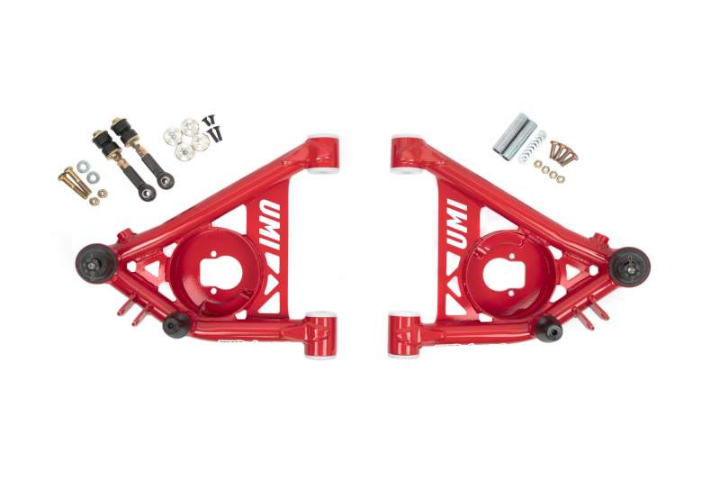 UMI Performance 82-92 F-Body 78-88 G-Body S10 Tubular Front Lower A-Arms Derlin UMI Performance 82-92 F-Body 78-88 G-Body S10 Tubular Front Lower A-Arms Derlin