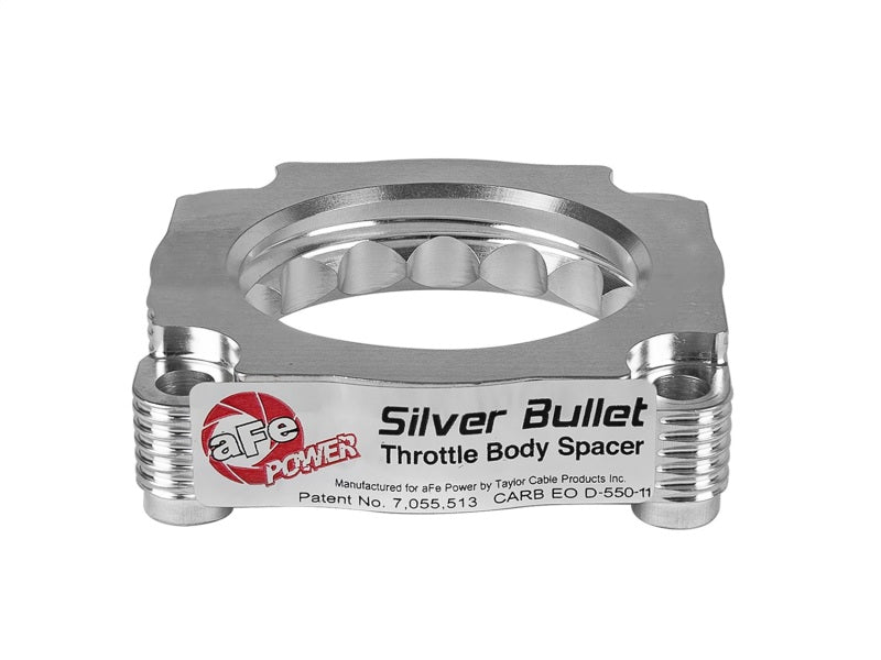 aFe Silver Bullet Throttle Body Spacer 12-15 BMW 328i (F30) L4-2.0L N20/N26 aFe Silver Bullet Throttle Body Spacer 12-15 BMW 328i (F30) L4-2.0L N20/N26
