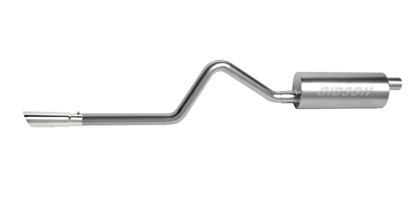 Gibson 00-06 Jeep Wrangler Sport 4.0L 2.25in Cat-Back Single Exhaust - Stainless Gibson 00-06 Jeep Wrangler Sport 4.0L 2.25in Cat-Back Single Exhaust - Stainless