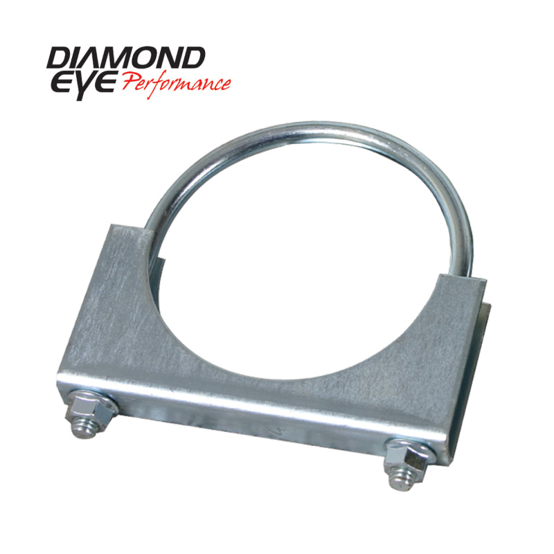 Diamond Eye CLAMP 5in 3/8in U-BOLT 11 GAUGE SADDLE ZINC-COATED HEAVY DUTY Diamond Eye CLAMP 5in 3/8in U-BOLT 11 GAUGE SADDLE ZINC-COATED HEAVY DUTY