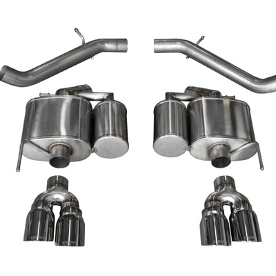 Corsa 2016-2019 Cadillac ATS-V 3.6T 4in Polished Sport Axle-Back Exhaust