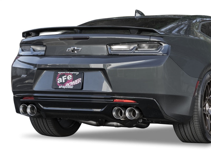 aFe MACHForce XP 3in 304 SS Axle-Back Dual Exhaust (NPP) w/ Polished Tips 16-17 Camro SS V8-6.2L aFe MACHForce XP 3in 304 SS Axle-Back Dual Exhaust (NPP) w/ Polished Tips 16-17 Camro SS V8-6.2L