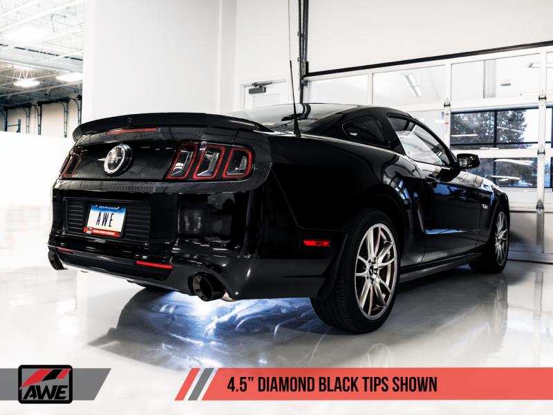 AWE Tuning S197 Mustang GT Axle-back Exhaust - Track Edition (Diamond Black Tips) AWE Tuning S197 Mustang GT Axle-back Exhaust - Track Edition (Diamond Black Tips)