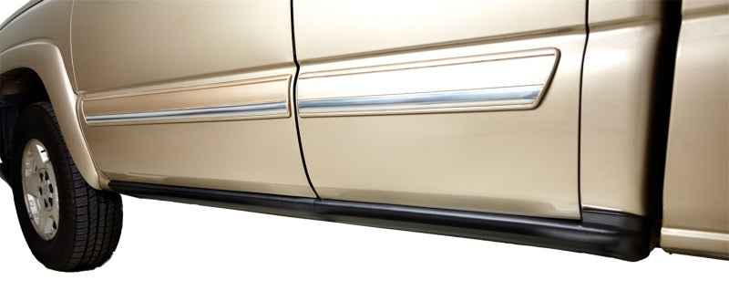 Bushwacker 07-13 GMC Sierra 1500 Trail Armor Rocker Panel + Sill Plate Cvr. - Black Bushwacker 07-13 GMC Sierra 1500 Trail Armor Rocker Panel + Sill Plate Cvr. - Black