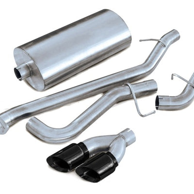 Corsa 2001-2006 Chevrolet Suburban 5.3L V8 3in Cat-Back Single Side w Twin 4in Black Pro-SeriesTips