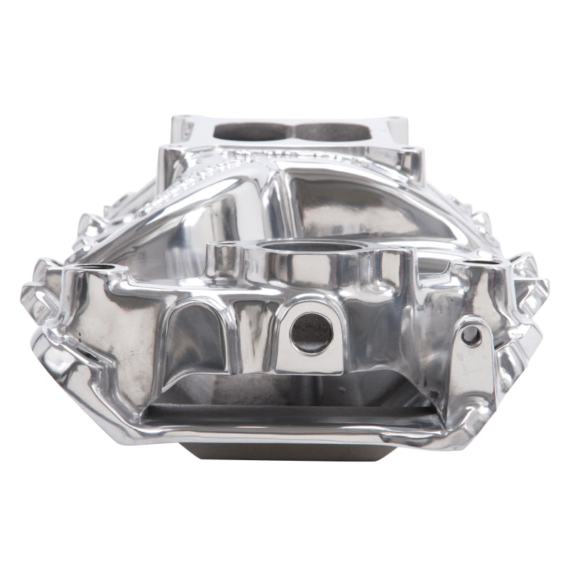 Edelbrock Polished B/B Chev Rect Port RPM Air-Gap Manifold Edelbrock Polished B/B Chev Rect Port RPM Air-Gap Manifold