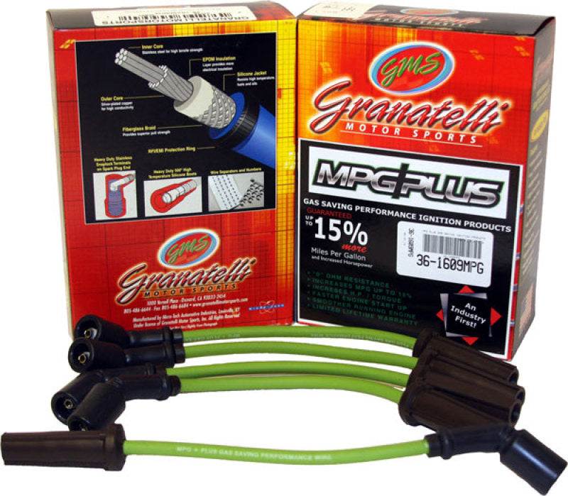 Granatelli 97-99 Nissan Altima 4Cyl 2.4L MPG Plus Ignition Wires Granatelli 97-99 Nissan Altima 4Cyl 2.4L MPG Plus Ignition Wires