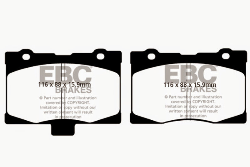 EBC 05-08 Acura RL 3.5 Greenstuff Front Brake Pads EBC 05-08 Acura RL 3.5 Greenstuff Front Brake Pads