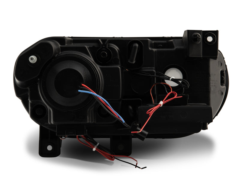 Raxiom 08-14 Dodge Challenger Dual LED Halo Projector Headlights- Black Housing (Clear Lens) Raxiom 08-14 Dodge Challenger Dual LED Halo Projector Headlights- Black Housing (Clear Lens)