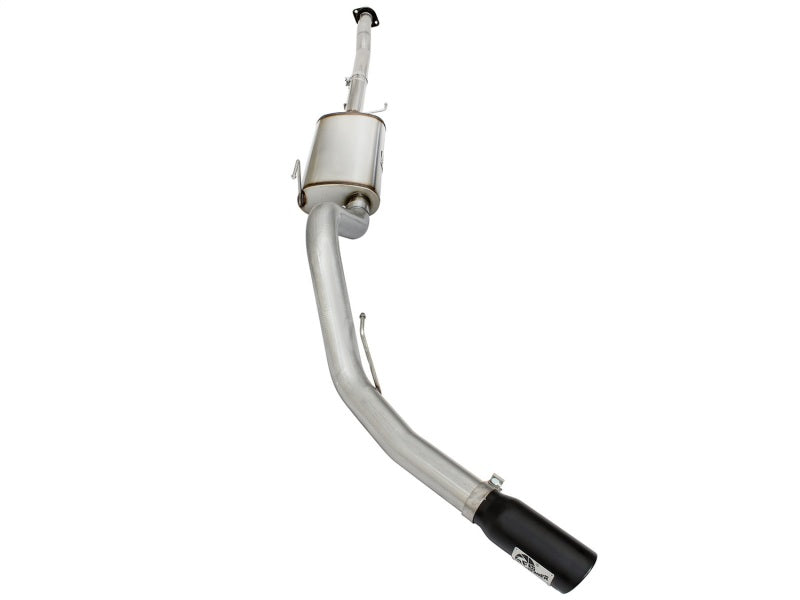 aFe MACHForce XP Exhaust 3in-3.5in SS Single Side Exit CB w/ Black Tips 15 Ford F150 V8 5.0L CC/SB aFe MACHForce XP Exhaust 3in-3.5in SS Single Side Exit CB w/ Black Tips 15 Ford F150 V8 5.0L CC/SB