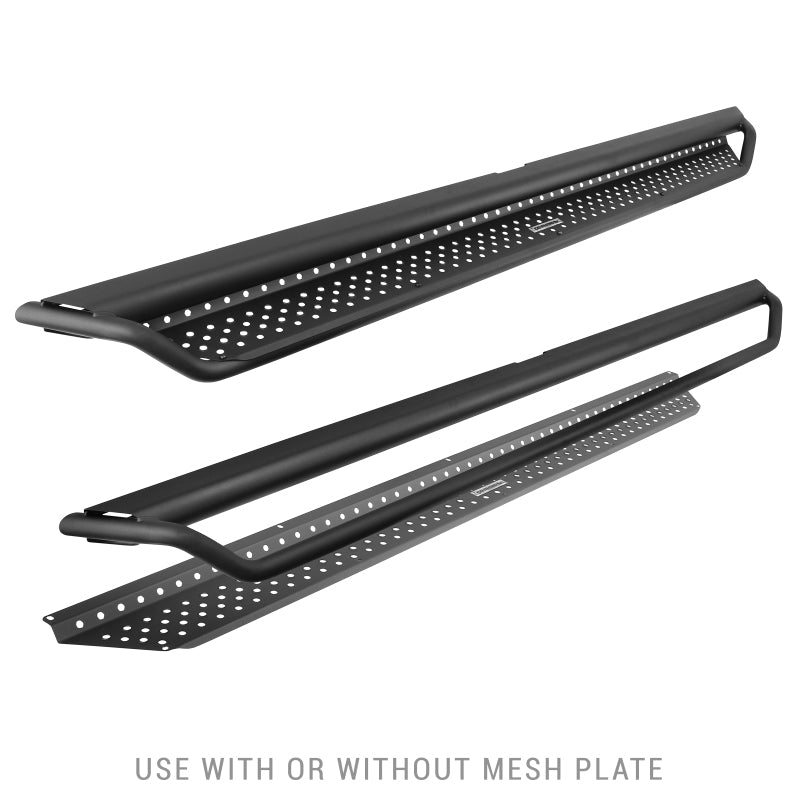 Go Rhino 2021+ Ford Bronco Dominator Extreme D1 Side Steps w/Brackets - Textured Black Go Rhino 2021+ Ford Bronco Dominator Extreme D1 Side Steps w/Brackets - Textured Black