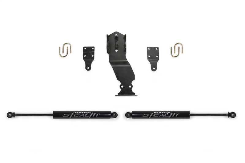 Fabtech 17-20 Ford Superduty 4WD Stealth Dual Steering Stabilizer Kit Fabtech 17-20 Ford Superduty 4WD Stealth Dual Steering Stabilizer Kit