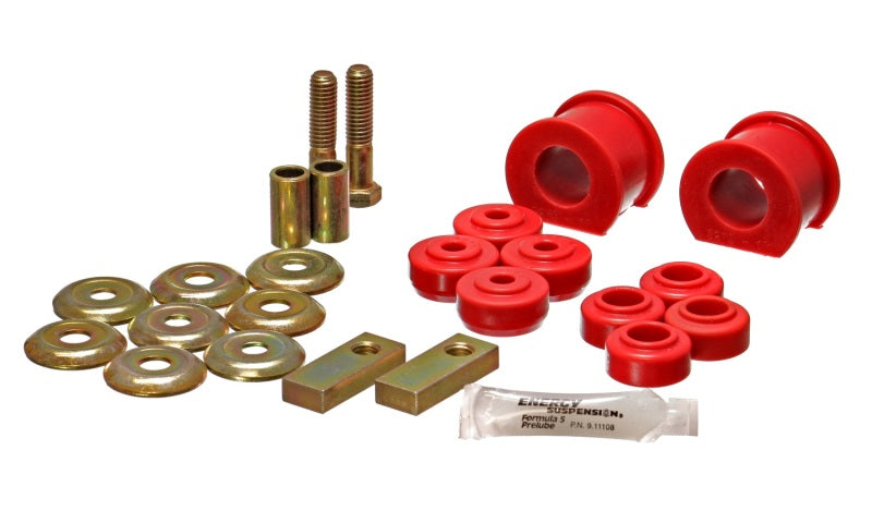 Energy Suspension Chrysler RWD F/J/M Body Red 1-1/8in Front Sway Bar Bushings Energy Suspension Chrysler RWD F/J/M Body Red 1-1/8in Front Sway Bar Bushings