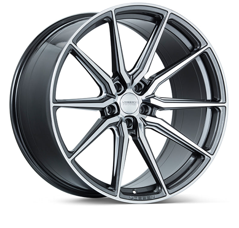 Vossen HF-3 20x9 / 5x120 / ET35 / Flat Face / 72.56 - Gloss Graphite Polished Wheel Vossen HF-3 20x9 / 5x120 / ET35 / Flat Face / 72.56 - Gloss Graphite Polished Wheel