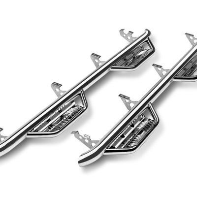 N-Fab Podium SS 15-17 Ford F-150 SuperCrew - Polished Stainless - 3in