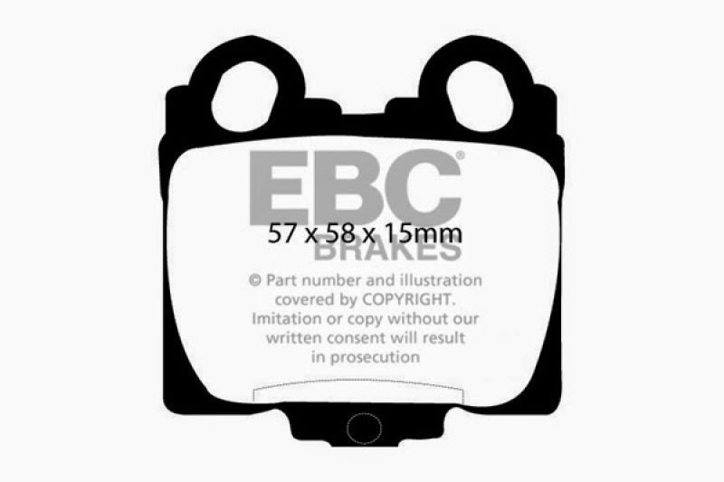 EBC 98-05 Lexus GS300 3.0 Redstuff Rear Brake Pads EBC 98-05 Lexus GS300 3.0 Redstuff Rear Brake Pads