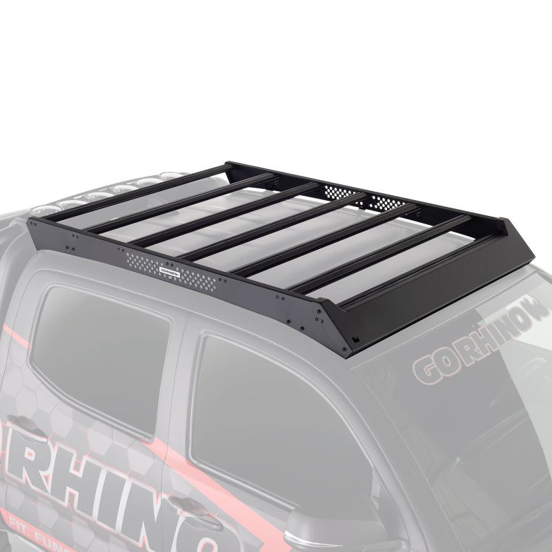 Go Rhino 16-23 Toyota Tacoma DC Ceros Low Profile Roof Rack - Tex. Blk Go Rhino 16-23 Toyota Tacoma DC Ceros Low Profile Roof Rack - Tex. Blk