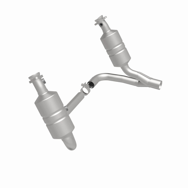 MagnaFlow Conv DF 07-09 Dodge Dakota 3.7L/4.7L /07-09 Mitsubishi Raider 3.7L Y-Pipe Assembly MagnaFlow Conv DF 07-09 Dodge Dakota 3.7L/4.7L /07-09 Mitsubishi Raider 3.7L Y-Pipe Assembly