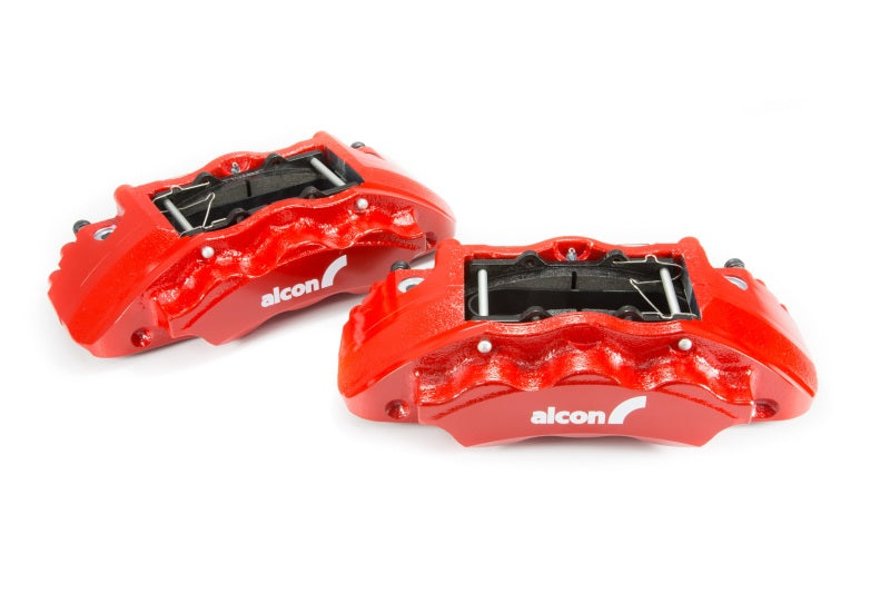 Alcon 2016+ Toyota Tacoma w/ 17in+ Wheels 352x30mm Rotors 6-Piston Red Calipers Front Brake Kit Alcon 2016+ Toyota Tacoma w/ 17in+ Wheels 352x30mm Rotors 6-Piston Red Calipers Front Brake Kit
