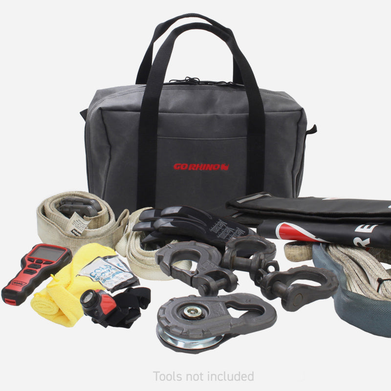 Go Rhino XVenture Gear Recovery Bag (7.5x11.5x18in. Closed) 12oz Waxed Canvas - Black Go Rhino XVenture Gear Recovery Bag (7.5x11.5x18in. Closed) 12oz Waxed Canvas - Black