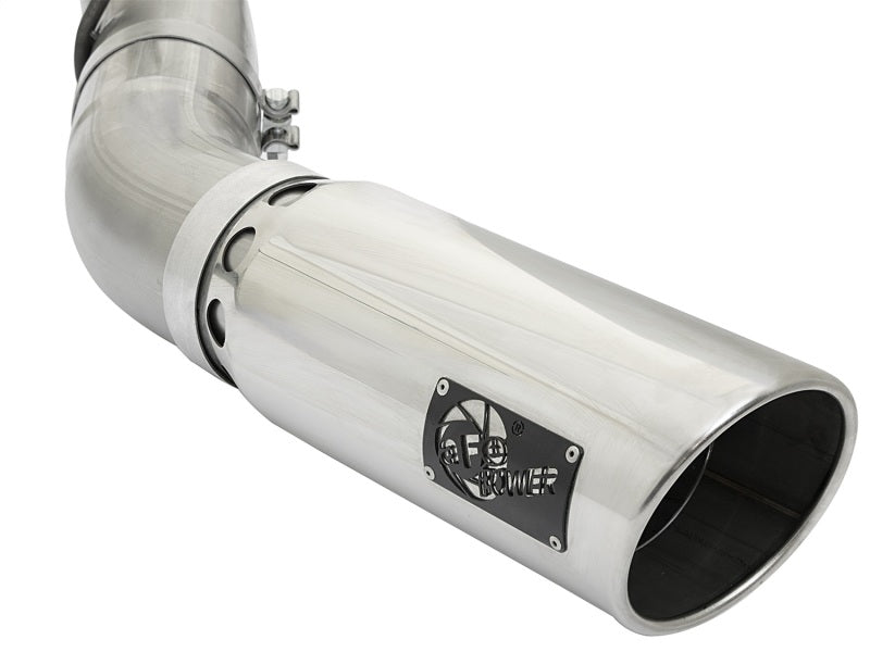 aFe LARGE BORE HD 5in 409-SS DPF-Back Exhaust w/Polished Tip 2017 GM Duramax V8-6.6L (td) L5P aFe LARGE BORE HD 5in 409-SS DPF-Back Exhaust w/Polished Tip 2017 GM Duramax V8-6.6L (td) L5P