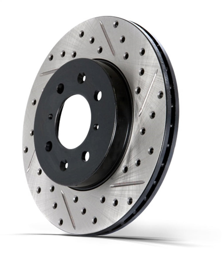 StopTech Select Sport 14-19 Audi A4i Slotted and Drilled Left Rear Rotor StopTech Select Sport 14-19 Audi A4i Slotted and Drilled Left Rear Rotor