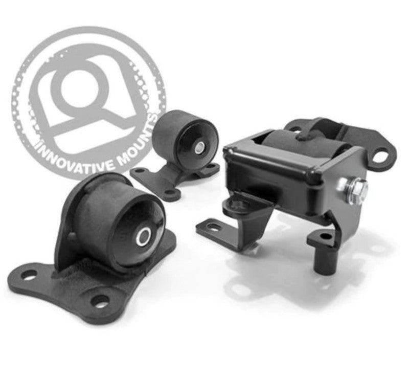 Innovative 97-01 Honda Prelude H/F Series Black Replacement Steel Mounts 95A Bushings Innovative 97-01 Honda Prelude H/F Series Black Replacement Steel Mounts 95A Bushings