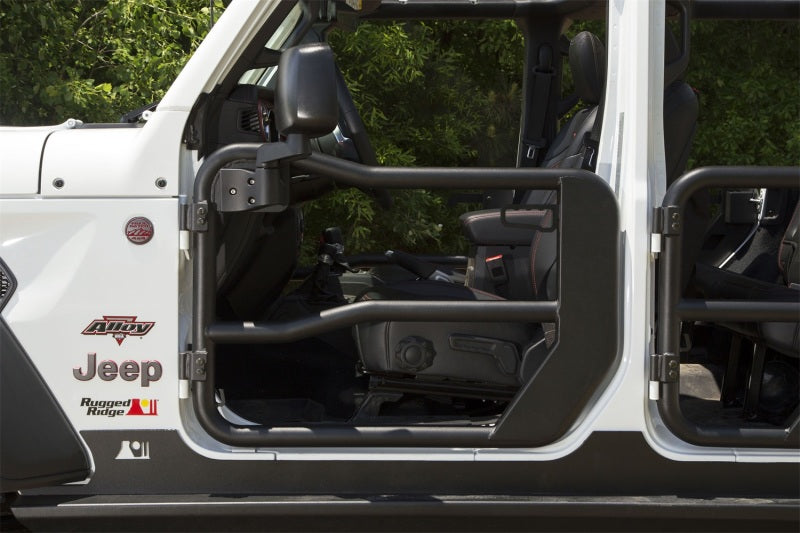 Rugged Ridge Fortis Front Tube Doors with Mirrors 18-23 Jeep Wrangler JL/JT Rugged Ridge Fortis Front Tube Doors with Mirrors 18-23 Jeep Wrangler JL/JT