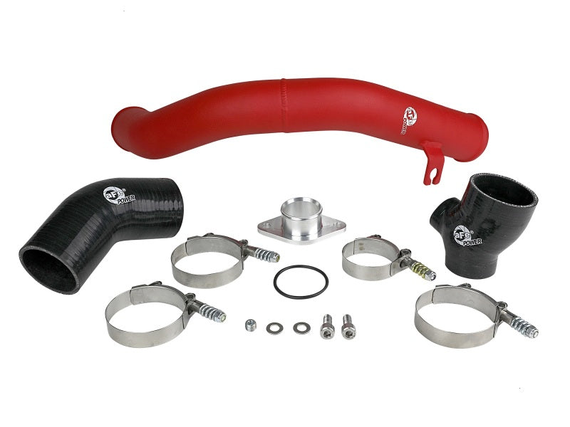 aFe BladeRunner 2.5in Aluminium Hot Side Charge Pipe 15-20 Subaru WRX 2.0T - Red aFe BladeRunner 2.5in Aluminium Hot Side Charge Pipe 15-20 Subaru WRX 2.0T - Red