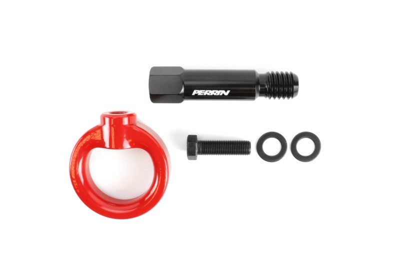 Perrin 2020 Toyota Supra Tow Hook Kit (Front) - Red Perrin 2020 Toyota Supra Tow Hook Kit (Front) - Red