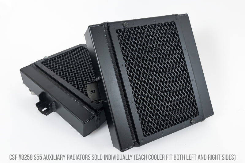 CSF BMW F8X M3/M4/M2C Auxiliary Radiators w/ Rock Guards (Sold Individually - Fits Left and Right CSF BMW F8X M3/M4/M2C Auxiliary Radiators w/ Rock Guards (Sold Individually - Fits Left and Right