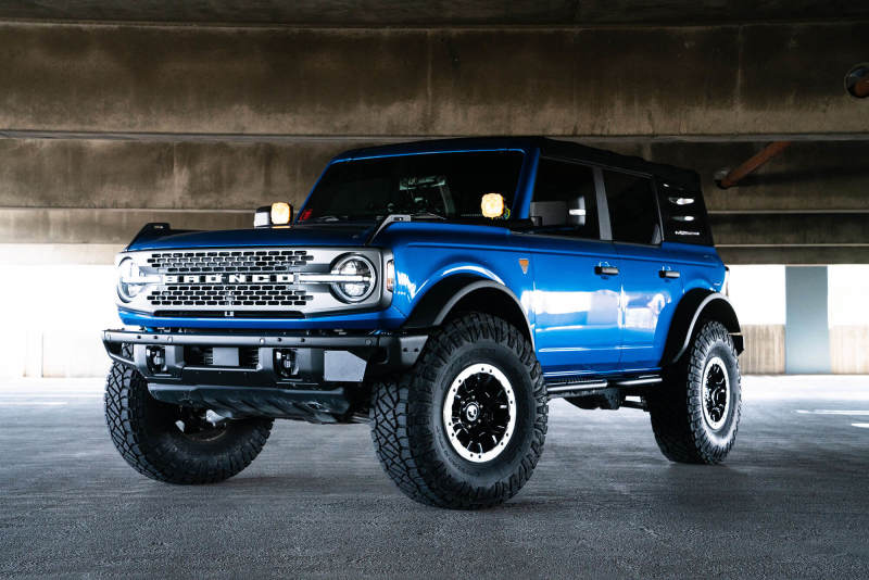 DV8 Offroad 21-22 Ford Bronco Factory Front Bumper License Relocation Bracket - Side DV8 Offroad 21-22 Ford Bronco Factory Front Bumper License Relocation Bracket - Side