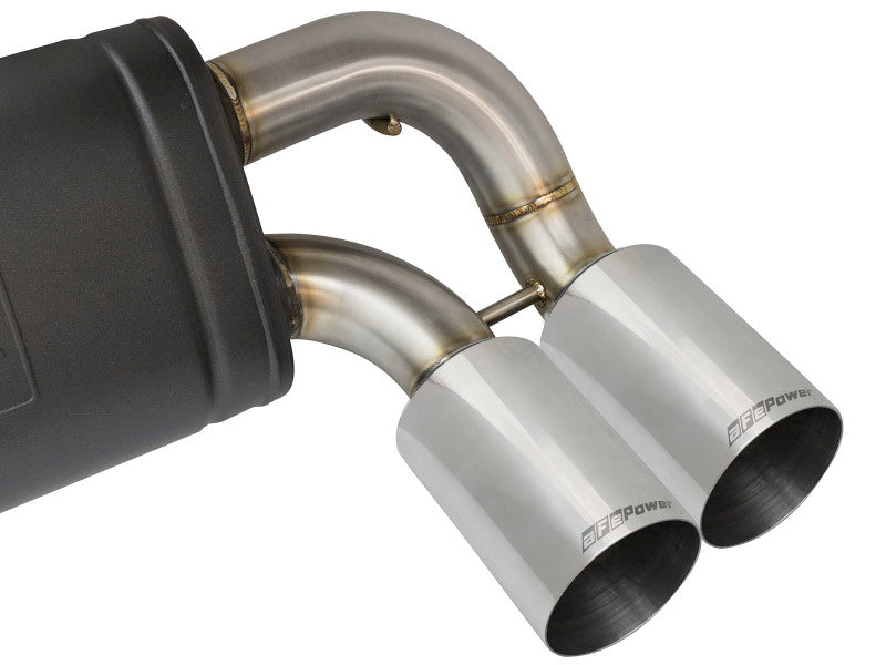 aFe 16-18 BMW M2 L6-3.0L MACH Force-Xp 3in to 2.5in 304 SS Cat-Back Exhaust System-Quad Polish Tips aFe 16-18 BMW M2 L6-3.0L MACH Force-Xp 3in to 2.5in 304 SS Cat-Back Exhaust System-Quad Polish Tips