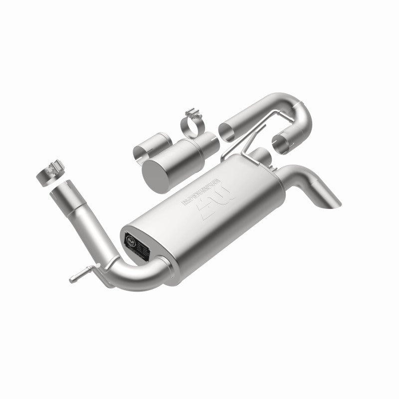 MagnaFlow 07-18 Jeep Wrangler JK Overland Series Axle-Back Exhaust System MagnaFlow 07-18 Jeep Wrangler JK Overland Series Axle-Back Exhaust System
