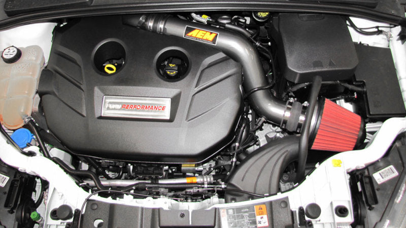 AEM 16-18 Ford Focus RS L4-2.3L F/I Gunmetal Gray Cold Air Intake AEM 16-18 Ford Focus RS L4-2.3L F/I Gunmetal Gray Cold Air Intake