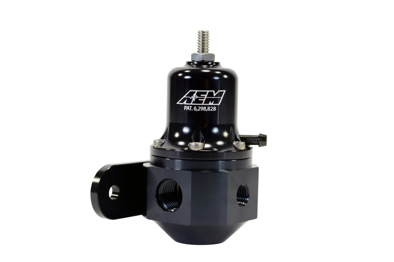 AEM High Capacity Universal Black Adjustable Fuel Pressure Regulator AEM High Capacity Universal Black Adjustable Fuel Pressure Regulator