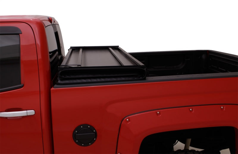 Lund 88-99 Chevy C1500 Fleetside (6.6ft. Bed) Hard Fold Tonneau Cover - Black Lund 88-99 Chevy C1500 Fleetside (6.6ft. Bed) Hard Fold Tonneau Cover - Black