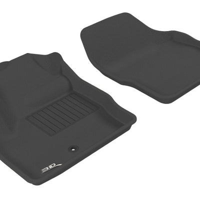 3D MAXpider 2007-2014 Land Rover Lr2 Kagu 1st Row Floormat - Black