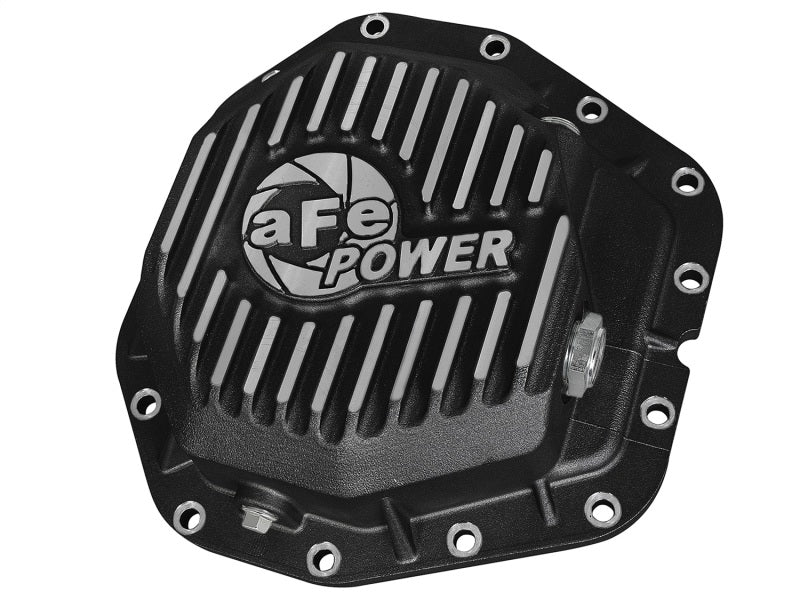 aFe Power Rear Diff Cover Black w/Machined Fins 17 Ford F-350/F-450 6.7L (td) Dana M300-14 (Dually) aFe Power Rear Diff Cover Black w/Machined Fins 17 Ford F-350/F-450 6.7L (td) Dana M300-14 (Dually)