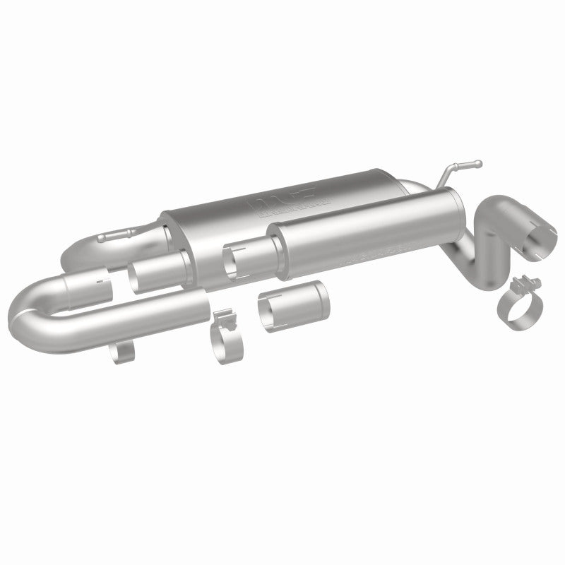 MagnaFlow 18-23 Jeep Wrangler JL 2.0L/3.6L Overland Series Axle-Back Exhaust MagnaFlow 18-23 Jeep Wrangler JL 2.0L/3.6L Overland Series Axle-Back Exhaust
