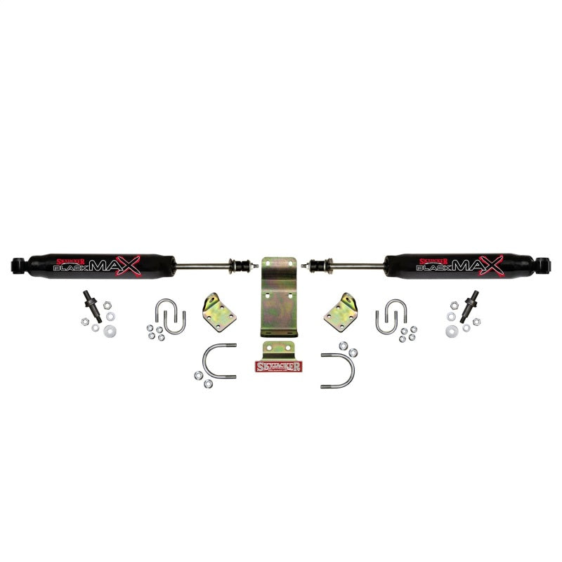 Skyjacker 2018 Jeep Wrangler JL - Black Dual Steering Damper Kit Skyjacker 2018 Jeep Wrangler JL - Black Dual Steering Damper Kit