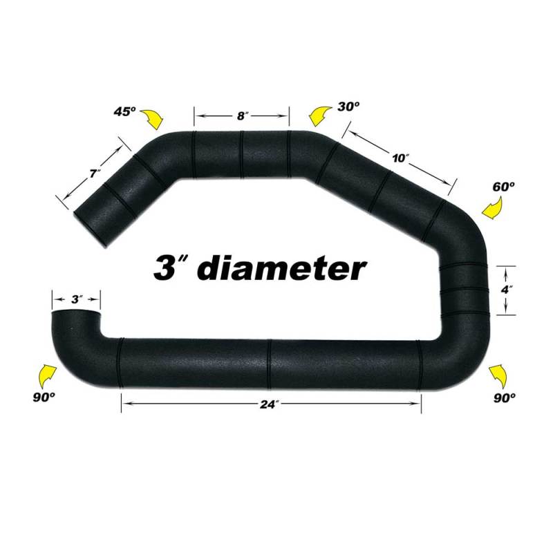 Airaid U-Build-It - 3in Intake Tube Airaid U-Build-It - 3in Intake Tube